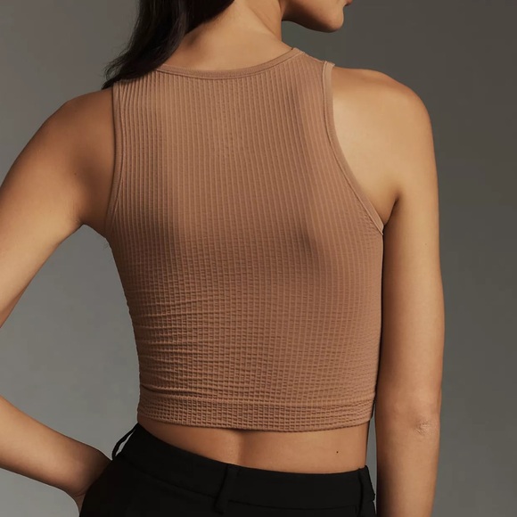 The Reegan Seamless Ribbed Cropped Tank - Picture 4 of 7